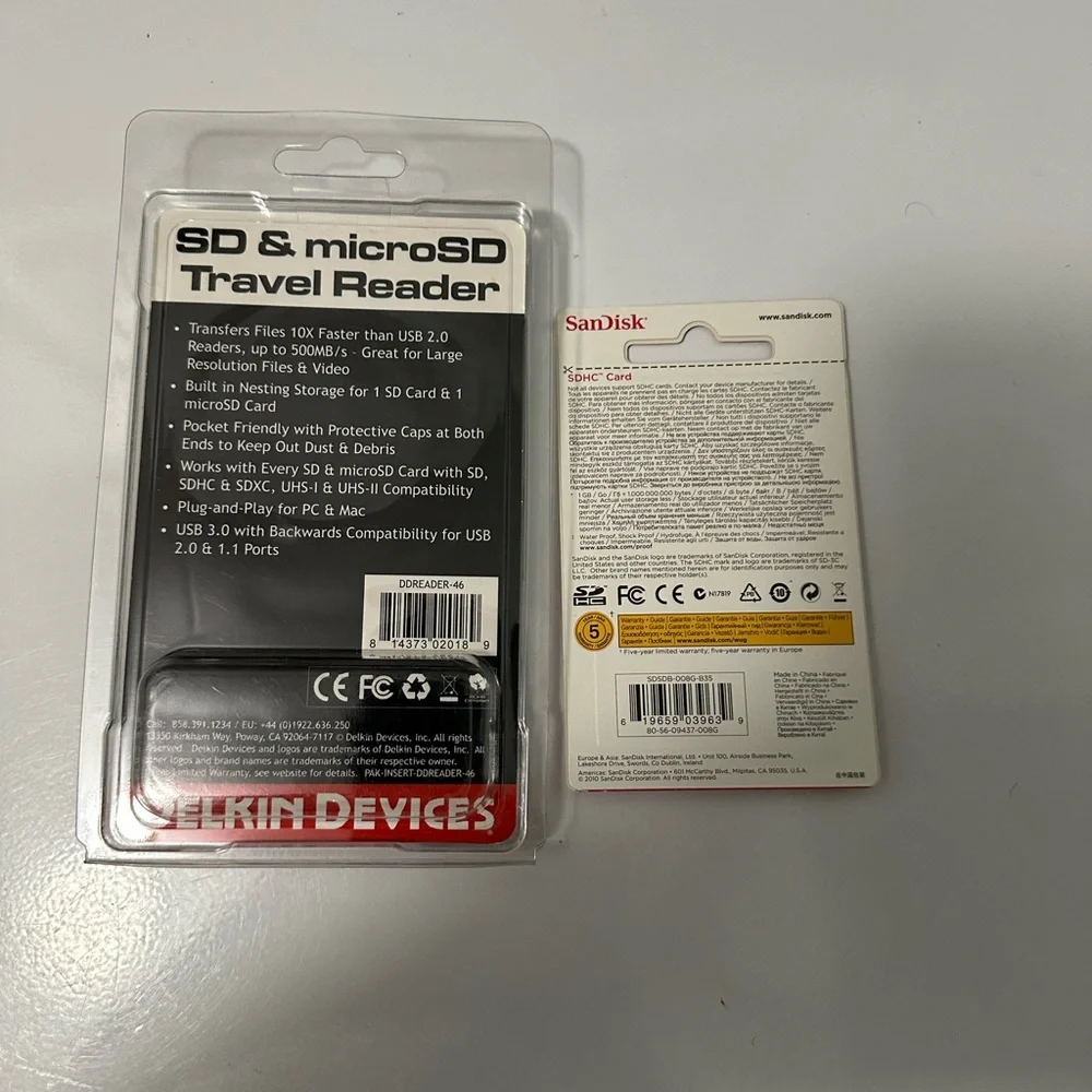 Andis Black and Red Memory Card for Cameras